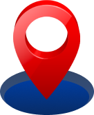 Ícone sobre localização da nova loja